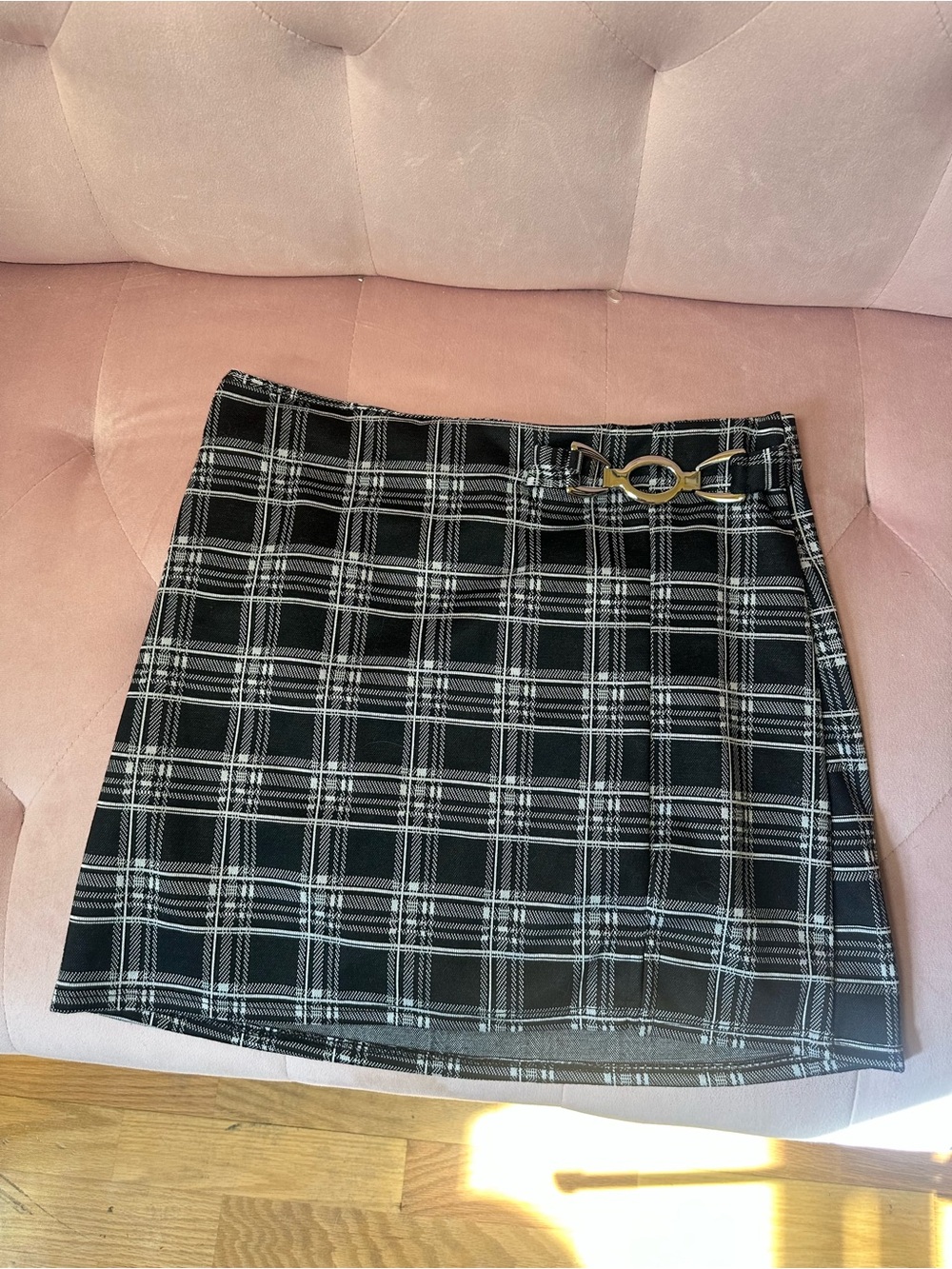 Plaid Mini Skirt